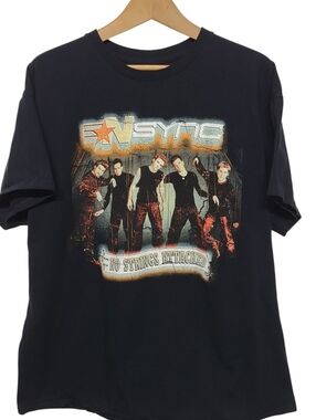 NSYNC No Strings Attached Tour T Shirt size XL